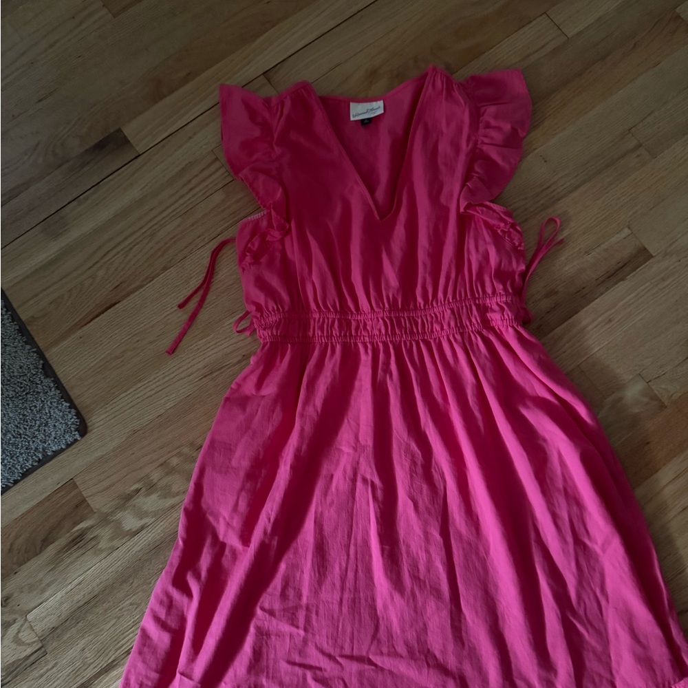 Universal Thread Pink Flutter Sleeve Mini Dress - image 2